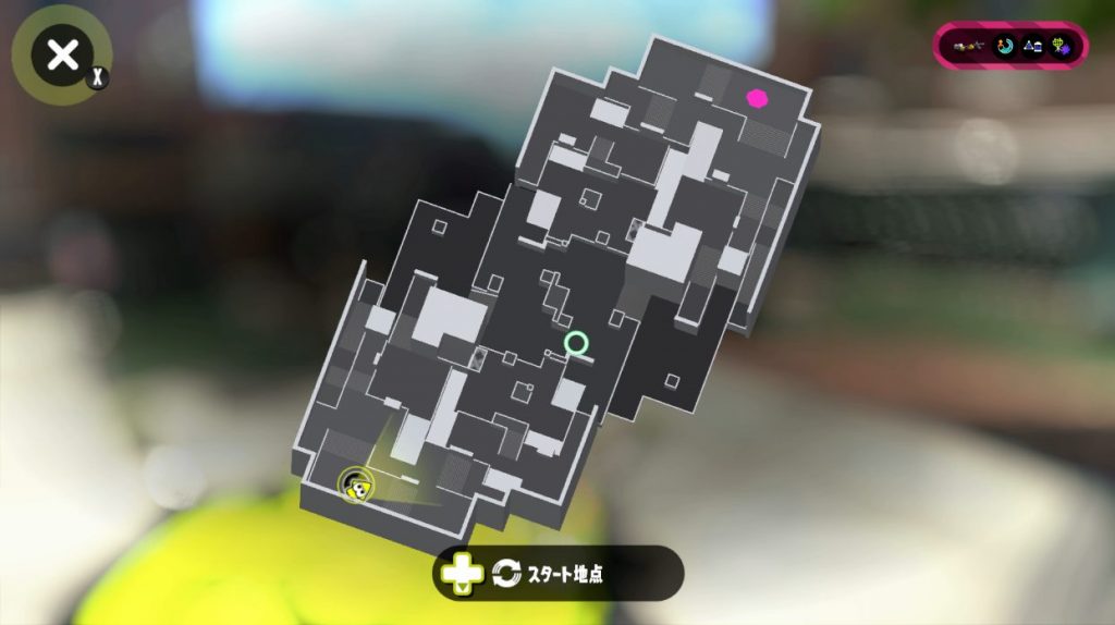 海女美術大学のナワバリバトルマップ