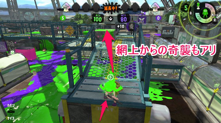 網上からの奇襲ルート